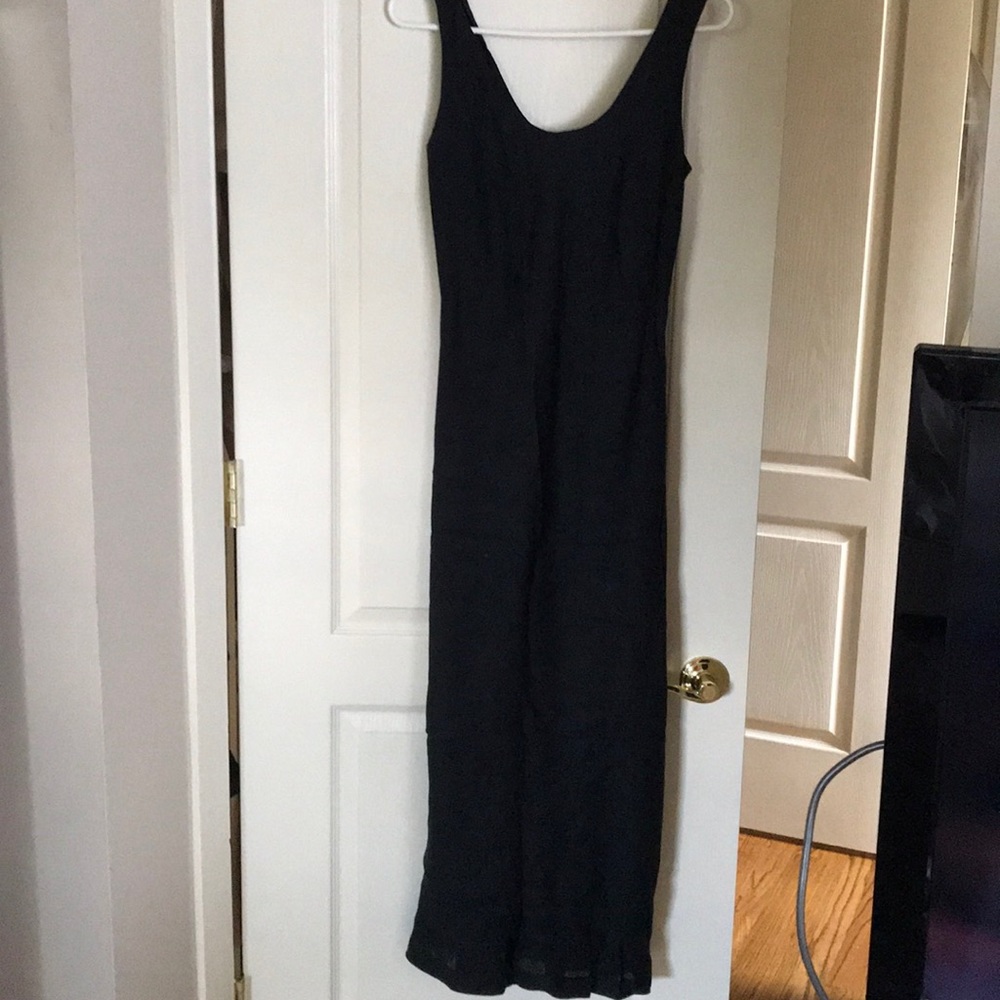 Linen maxi dress